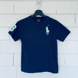 Boys Retro Big Logo Polo